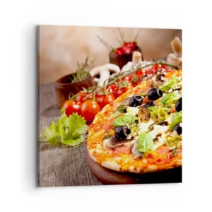 Tablou pe pânză - Din ingredient teluric - 70x70 cm