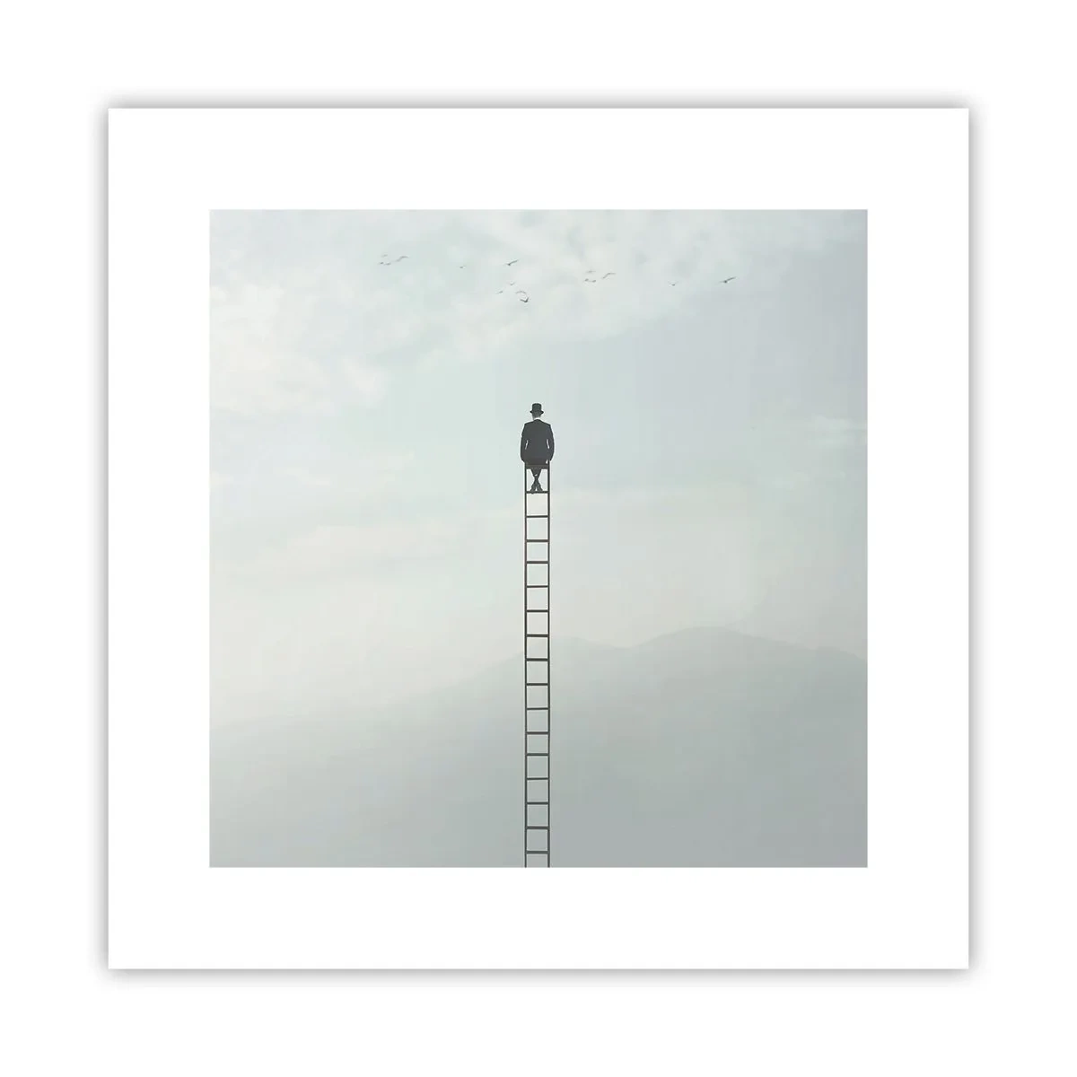 Poster - Fii deasupra - 30x30 cm