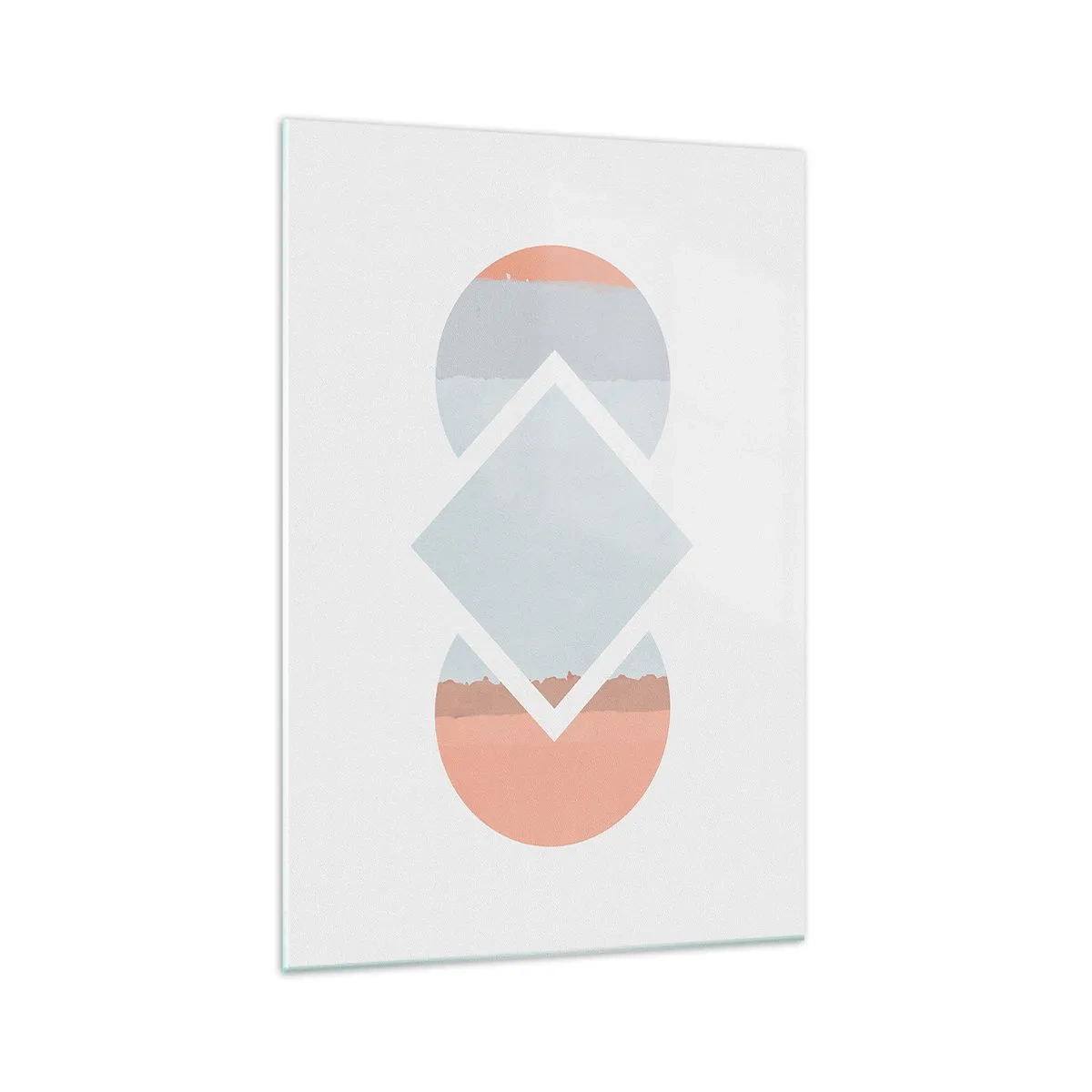 Tablou pe sticlă - Situația este clară - 70x100 cm