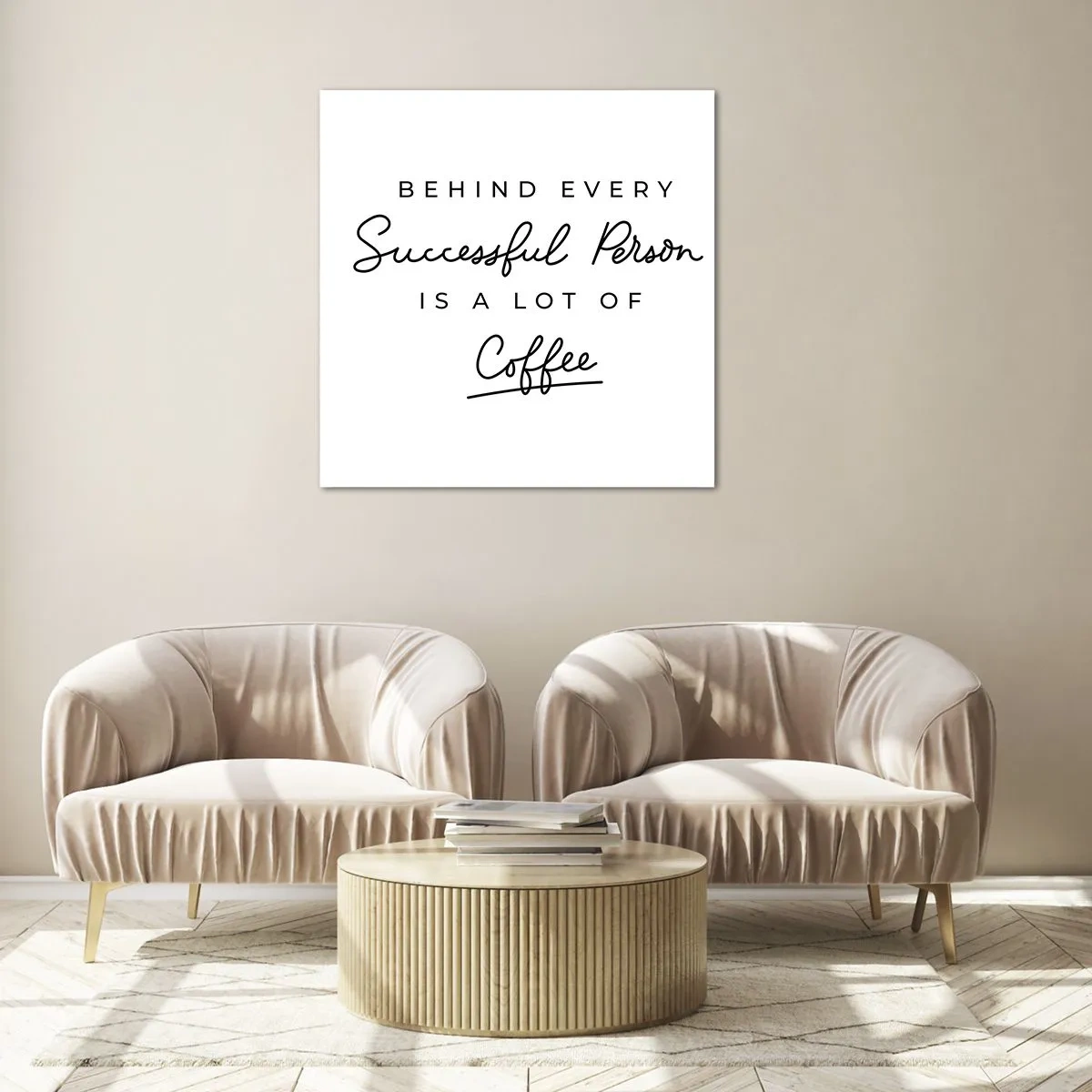 Tablou pe sticlă - Secretul succesului - 70x70 cm