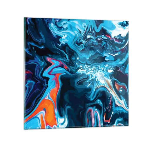 Tablou pe sticlă - Călătorie spre centrul cerului - 70x70 cm