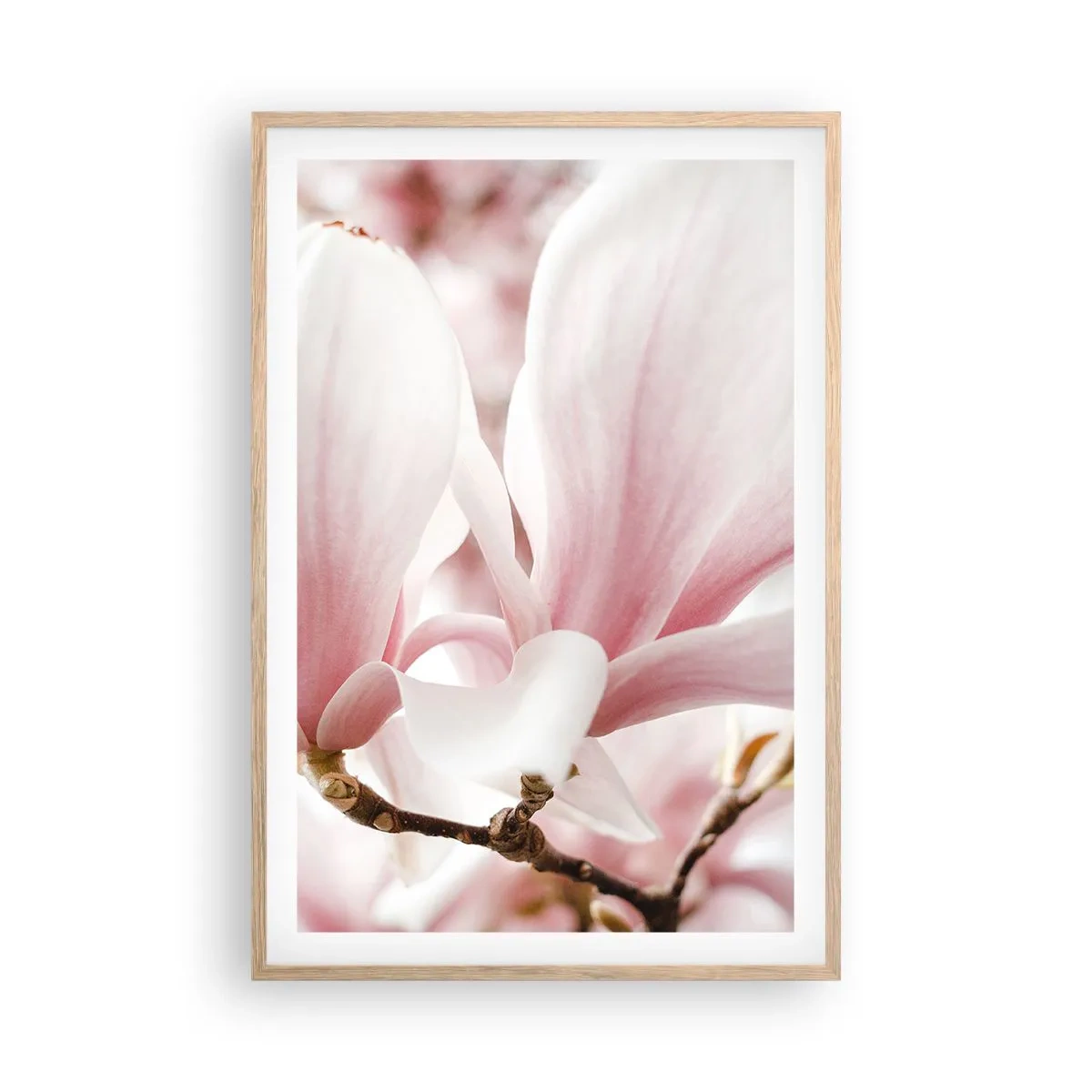 Poster în ramă de stejar deschis - Imensitatea sensibilității - 61x91 cm