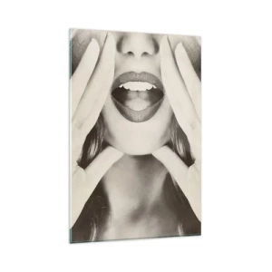 Tablou pe sticlă - Vin imediat! - 80x120 cm