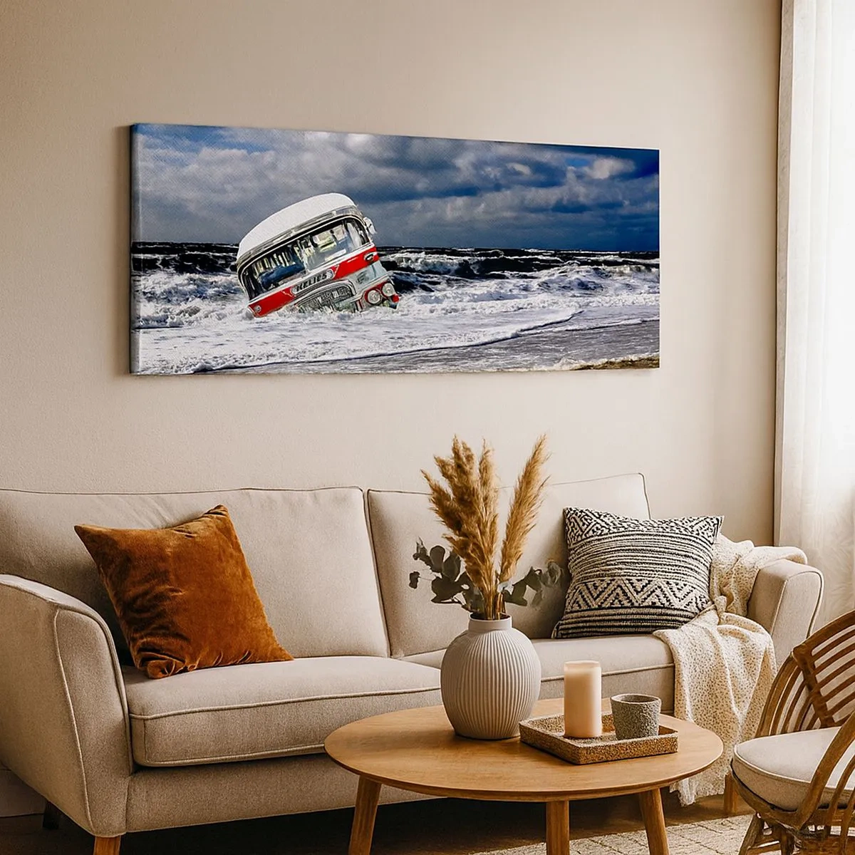 Tablou pe pânză - Și de ce sunteți surprins? - 100x40 cm