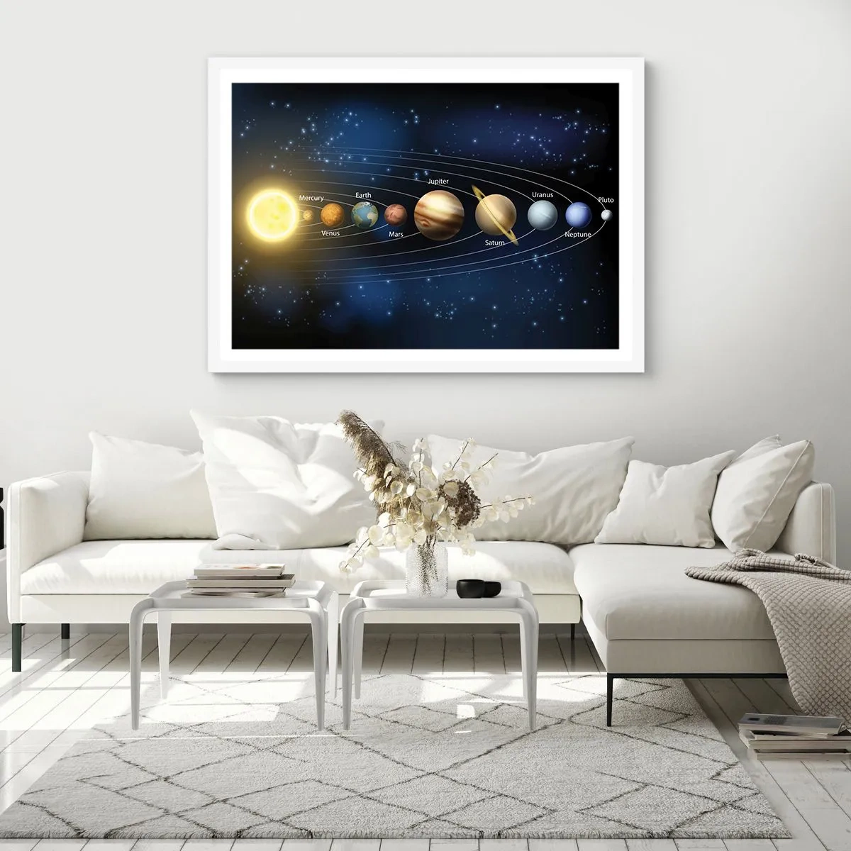 Poster în ramă albă - Una din zece - 70x50 cm