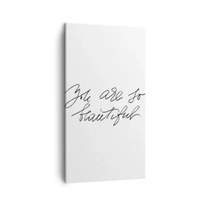 Tablou pe pânză - Serios, crede-mă... - 45x80 cm