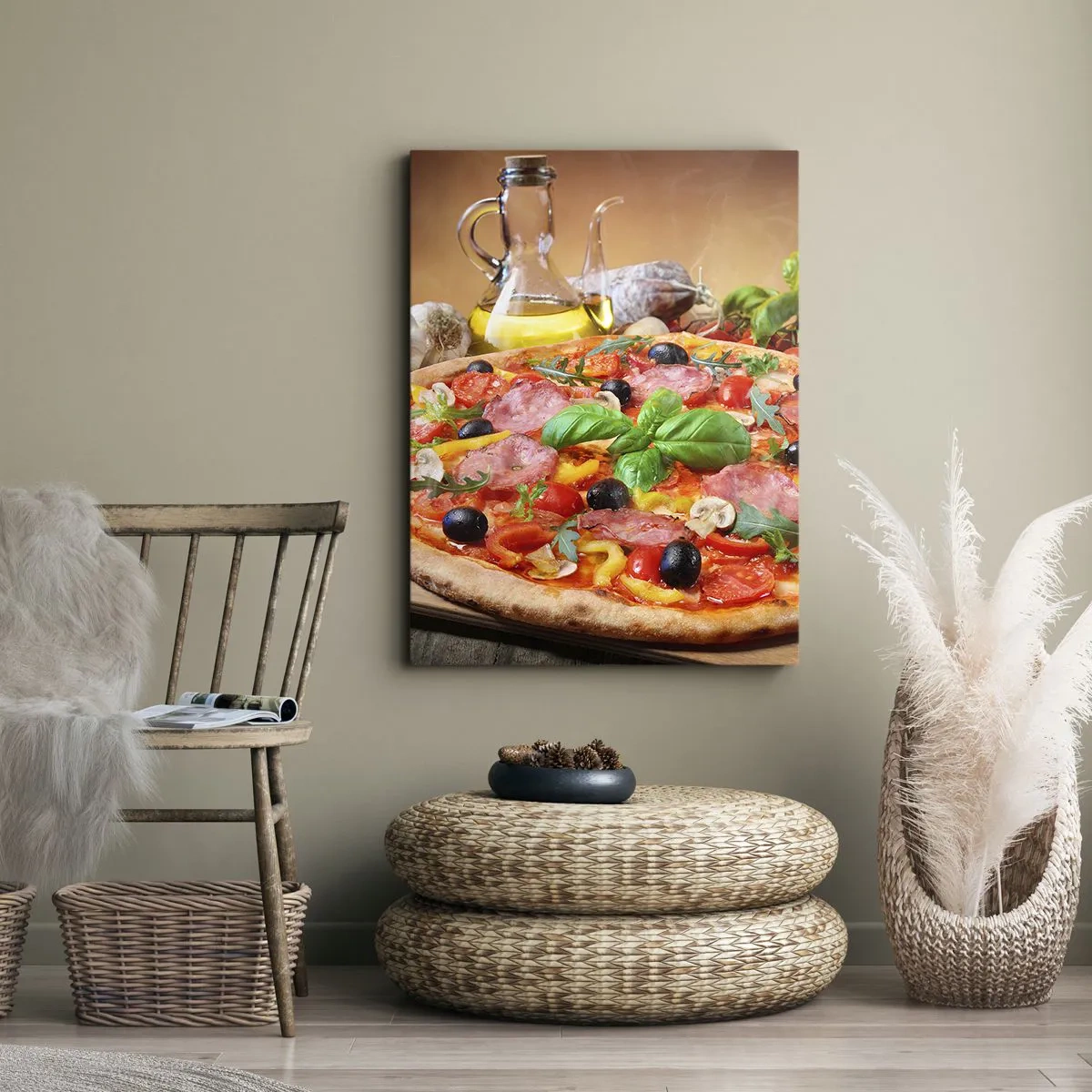 Tablou pe pânză - Cu o adevărată aromă italiană - 50x70 cm