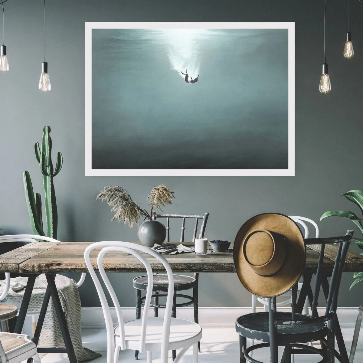 Poster - În îmbrățișarea oceanului - 70x50 cm