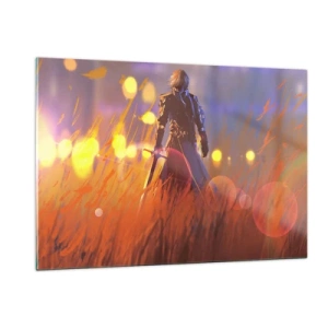 Tablou pe sticlă - Cavalerul greșit - 120x80 cm