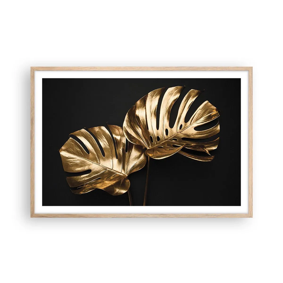 Poster în ramă de stejar deschis - Comorile naturii - 91x61 cm