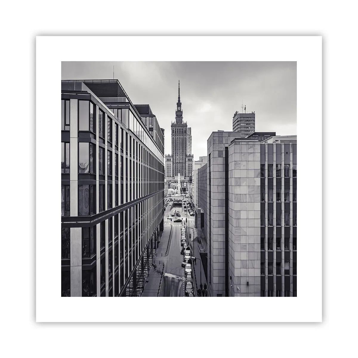 Poster - Vale citadină din Varșovia - 40x40 cm