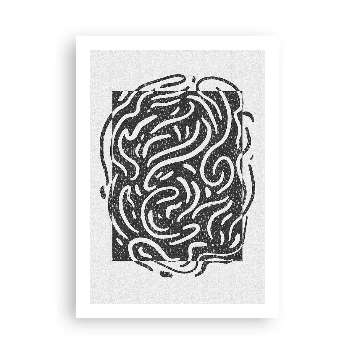 Poster - Abstracție: dansul bucuriei - 50x70 cm