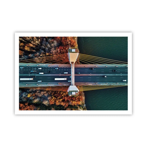 Poster - Din pădure spre apă - 100x70 cm