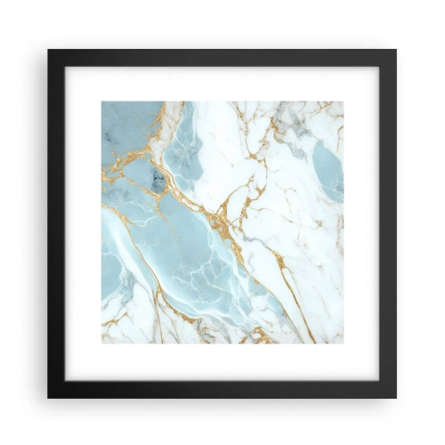 Poster în ramă neagră - Bogăția pietrei - 30x30 cm