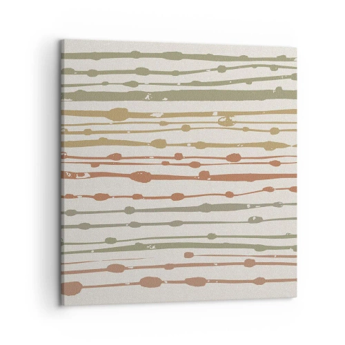 Tablou pe pânză - Notația culorilor muzicale - 50x50 cm