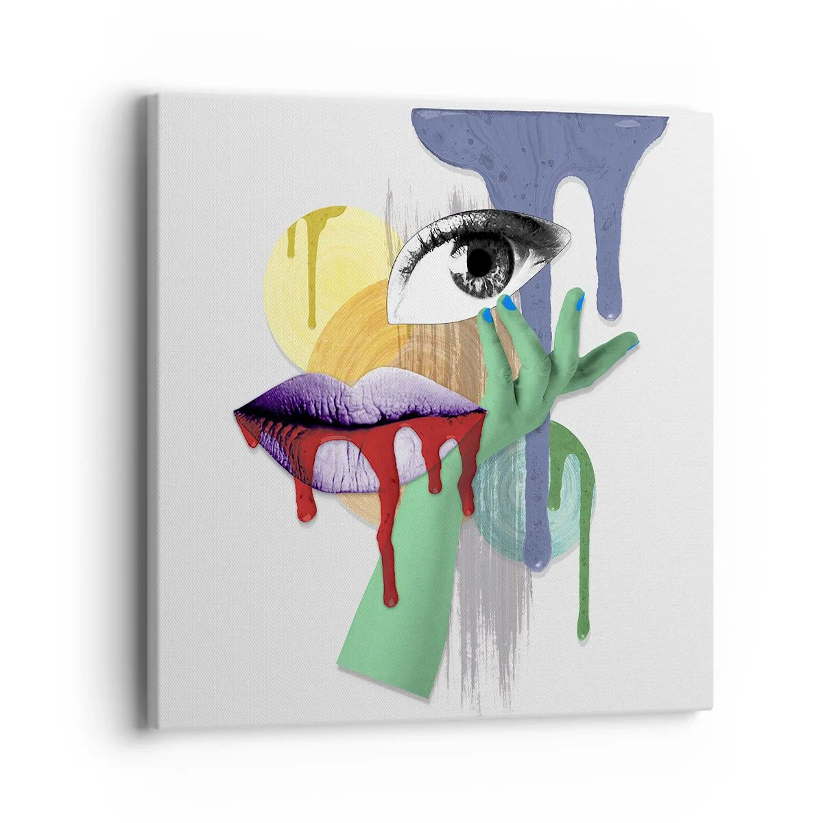 Tablou pe pânză - Portret deconstruit - 40x40 cm