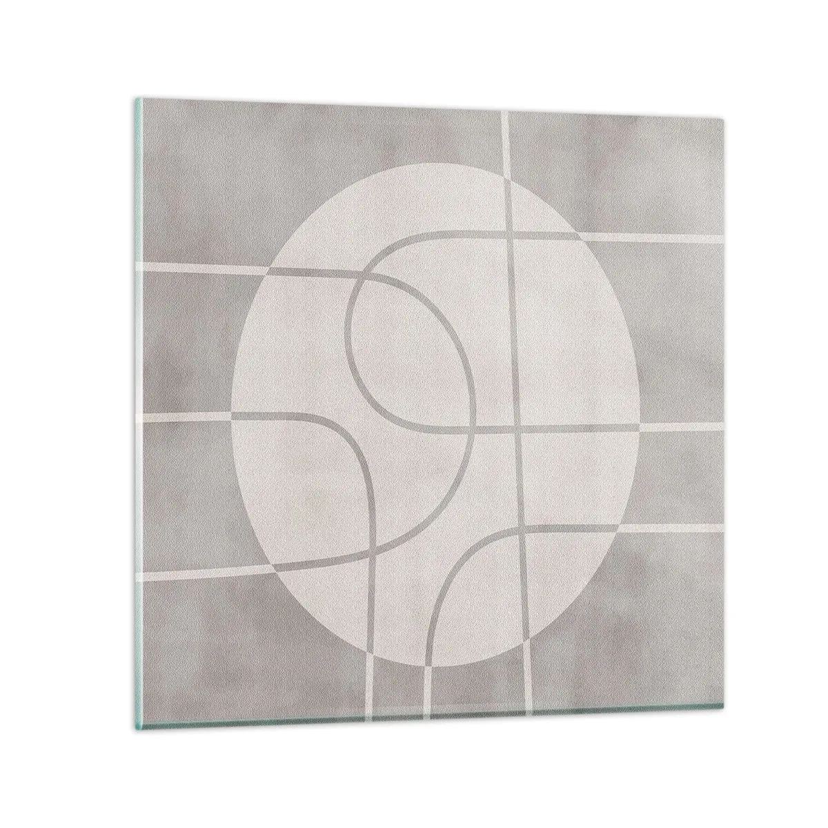 Tablou pe sticlă - Circular și drept înainte - 30x30 cm