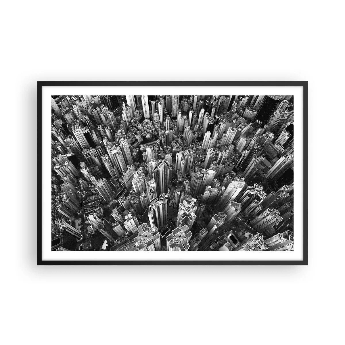 Poster în ramă neagră - Din ce în ce mai sus - 91x61 cm