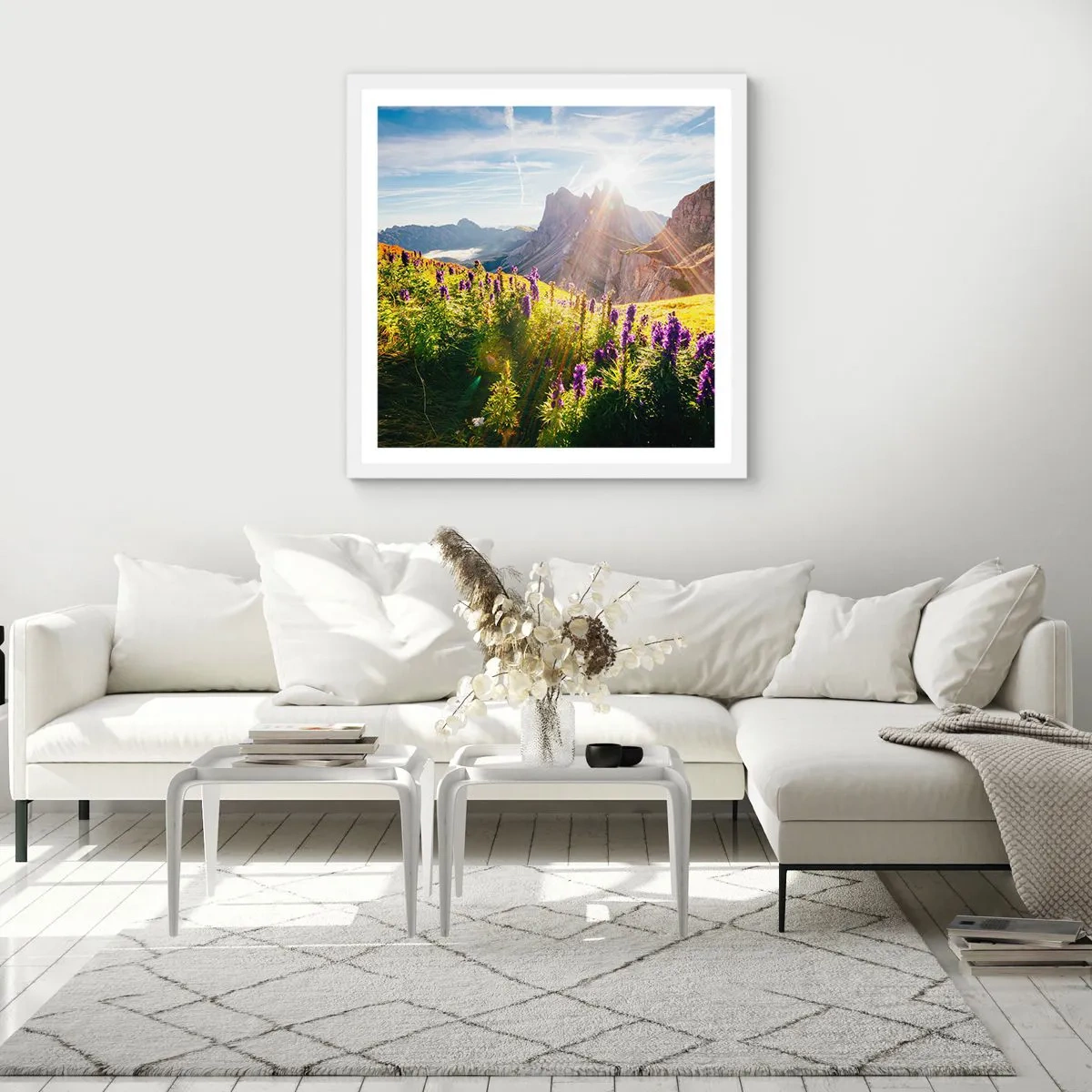 Poster în ramă albă - Viața secretă a ierburilor - 30x30 cm