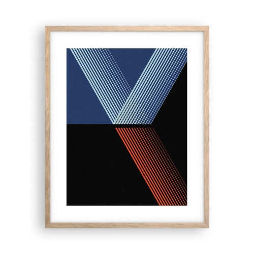 Poster în ramă de stejar deschis - O poveste simplă - 40x50 cm