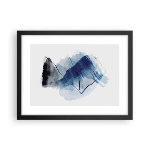 Poster în ramă neagră - Iceberg - 40x30 cm