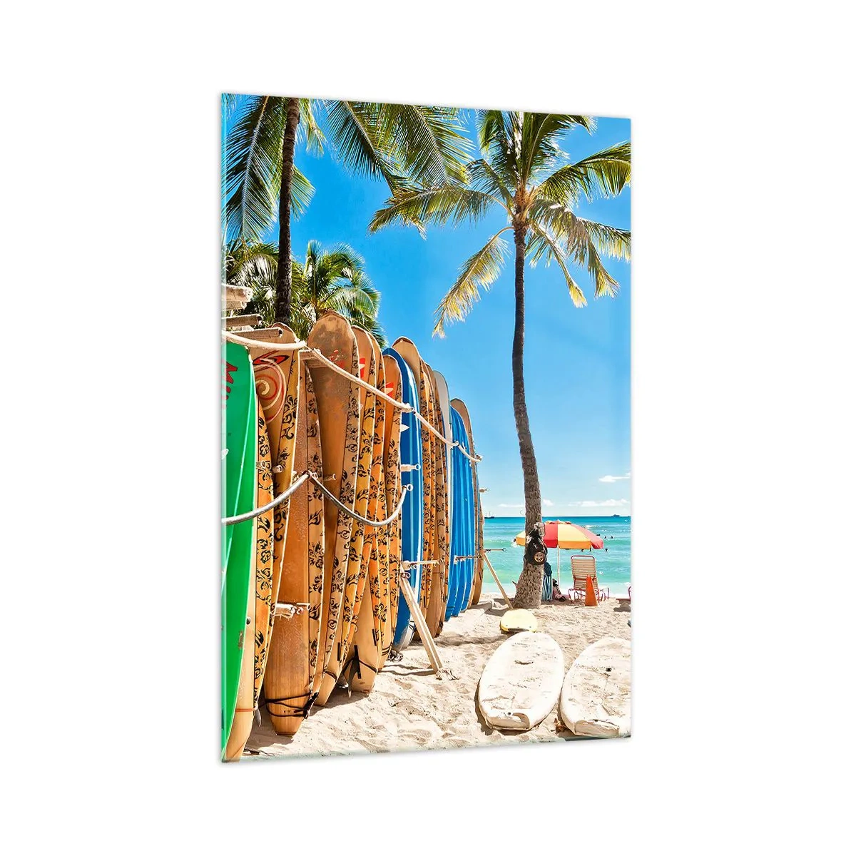 Tablou pe sticlă - Distracție însorită - 70x100 cm