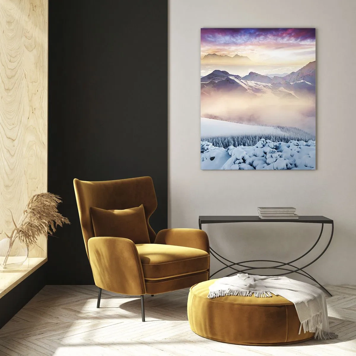 Tablou pe sticlă - Forța și puritatea naturii - 50x70 cm