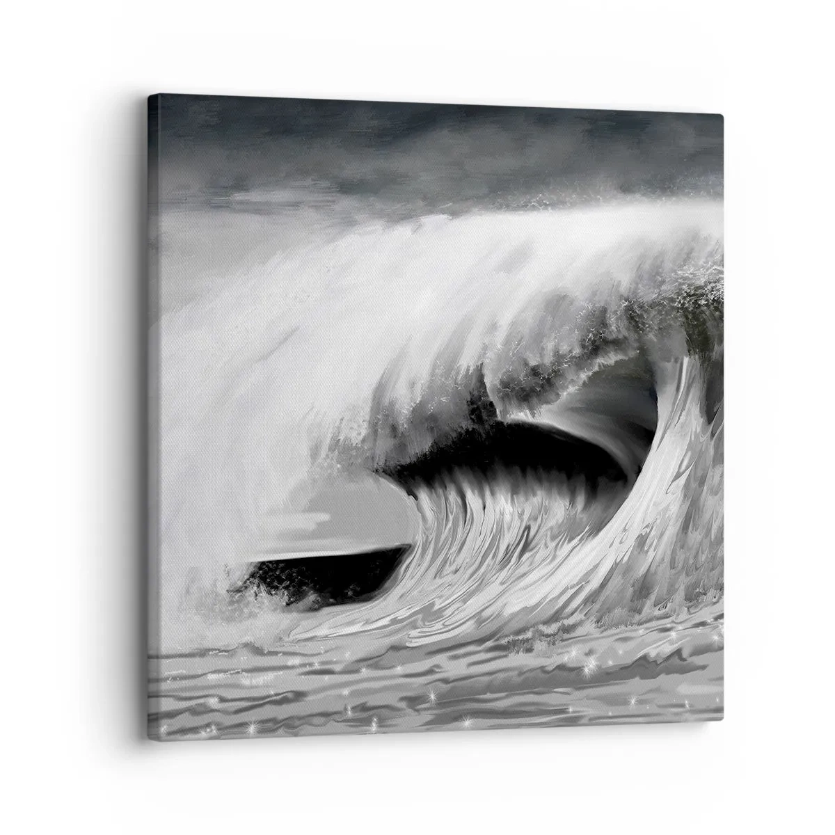 Tablou pe pânză - Mânia oceanului - 30x30 cm