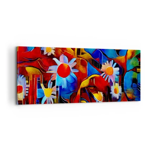 Tablou pe pânză - Culorile vieții - 100x40 cm