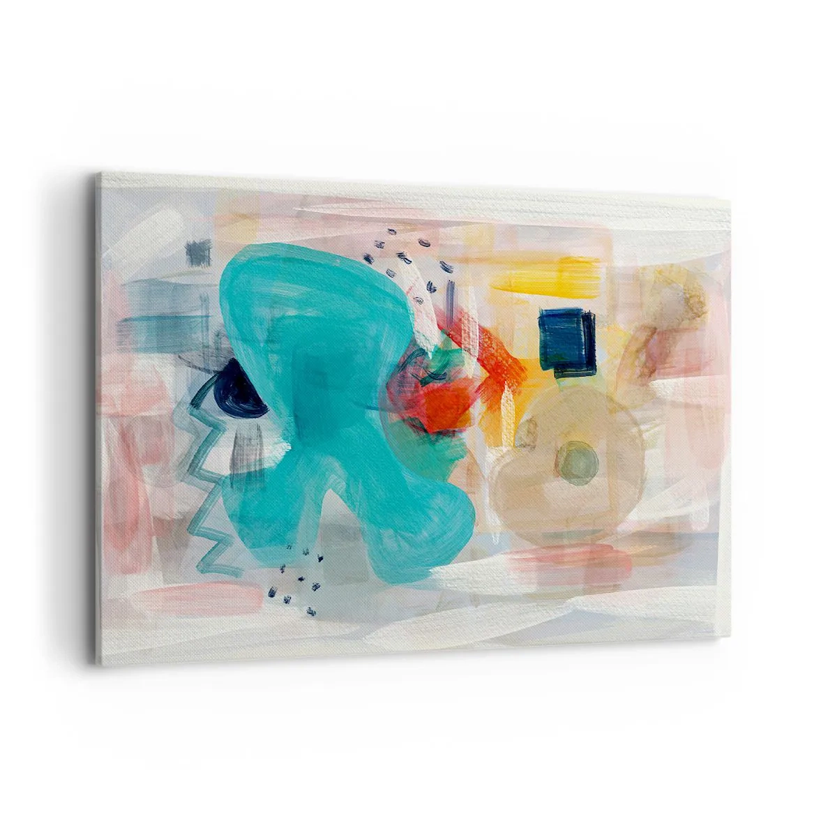 Tablou pe pânză - Joc plin de culoare - 100x70 cm