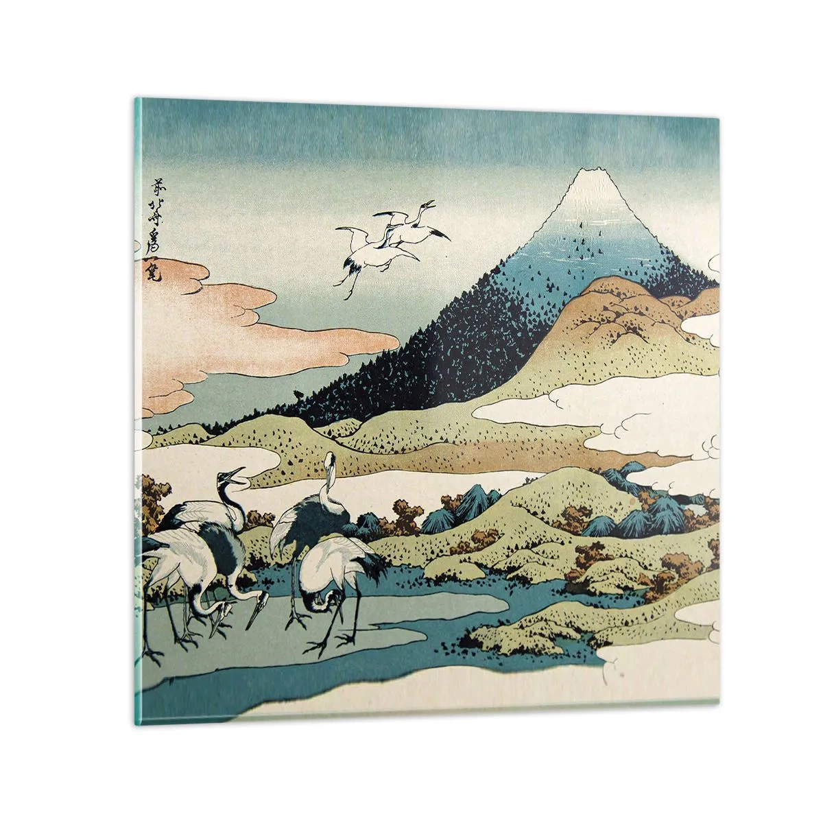 Tablou pe sticlă - În mod japonez - 30x30 cm