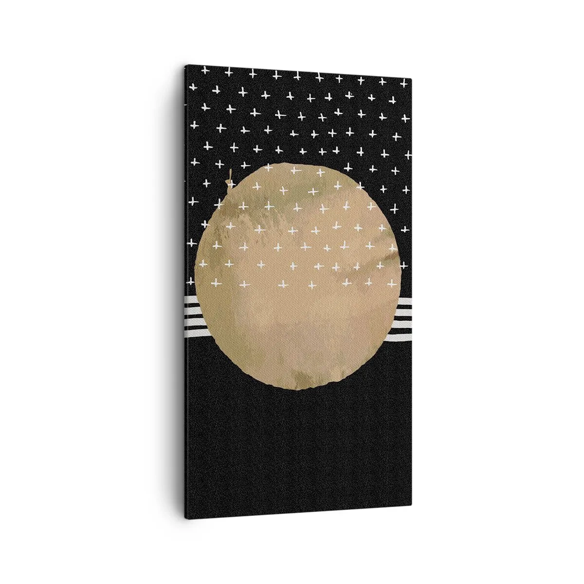 Tablou pe pânză - Compoziție: steagul galactic - 45x80 cm