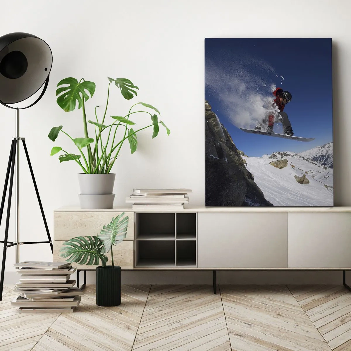 Tablou pe pânză - Și ai devenit parte din spațiul - 50x70 cm