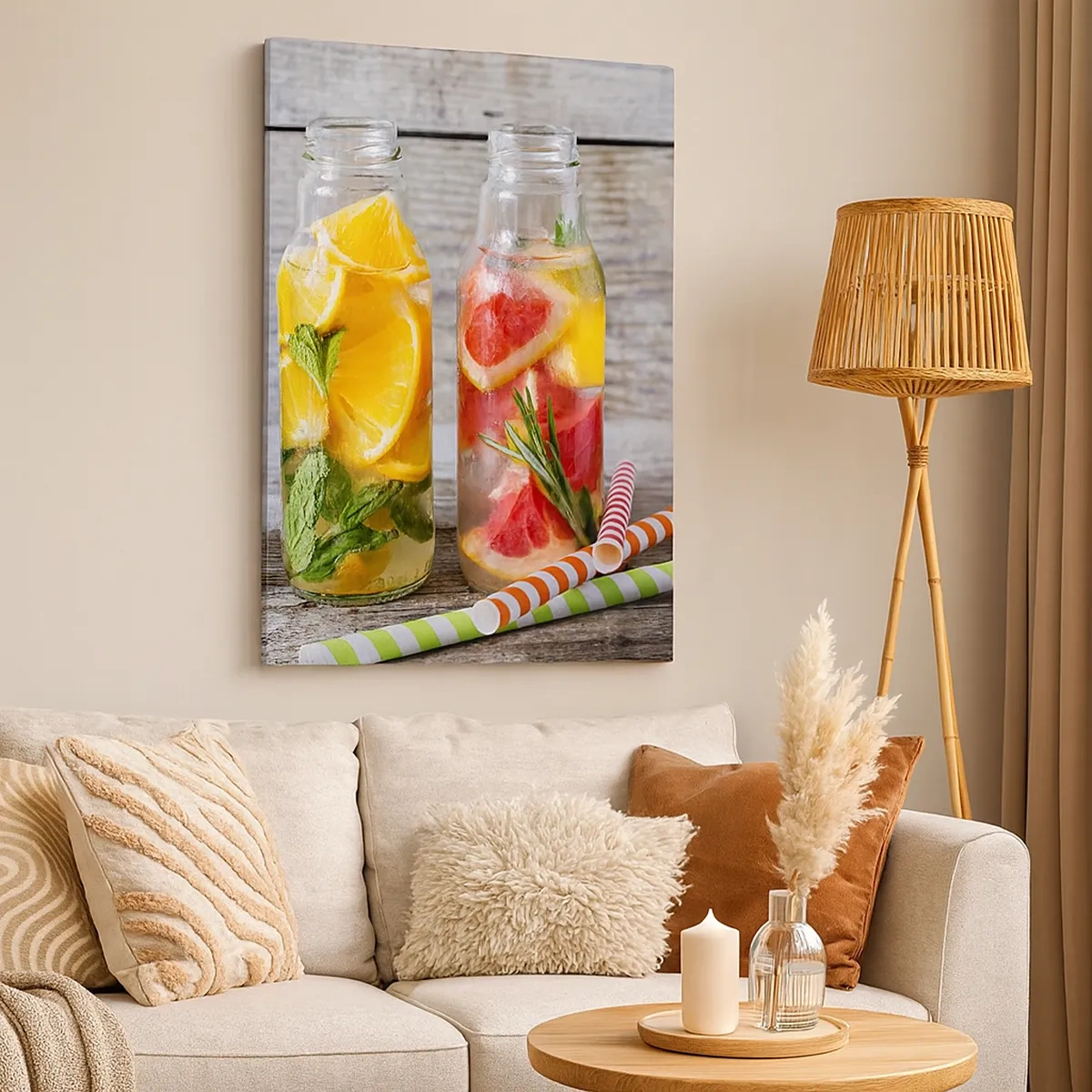 Tablou pe pânză - Sănătoase prin natura - 50x70 cm