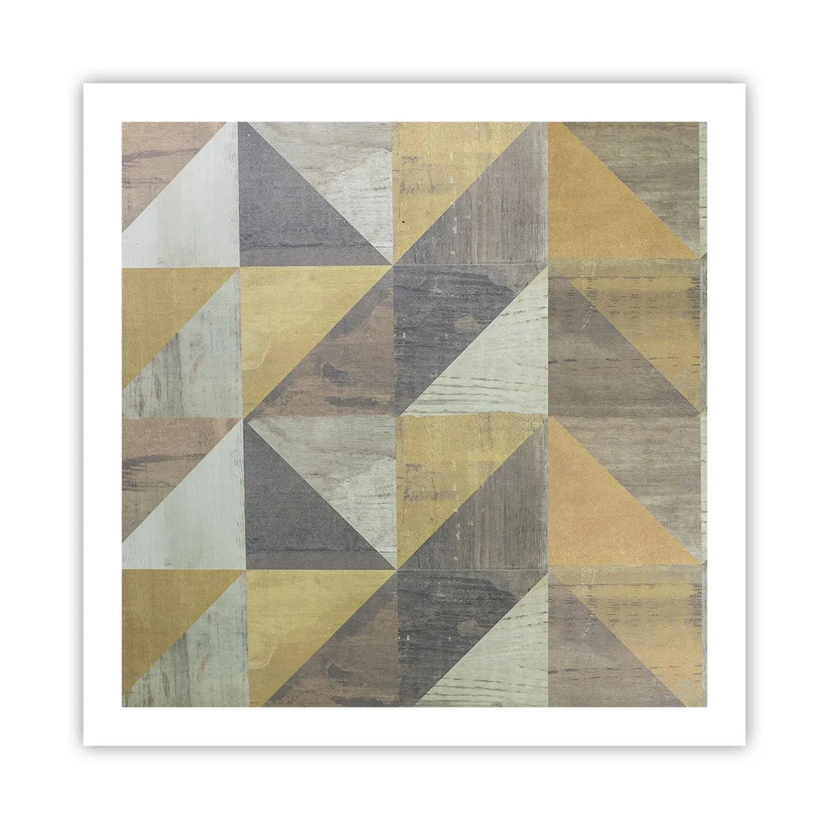 Poster - La unghiul triunghiului - 60x60 cm