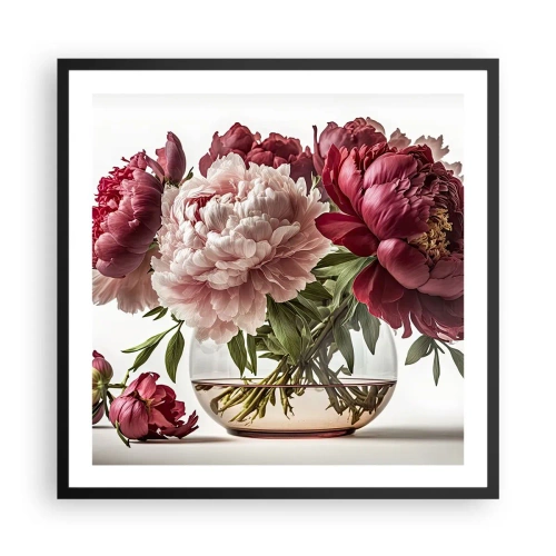 Poster în ramă neagră - În plină înflorire - 60x60 cm