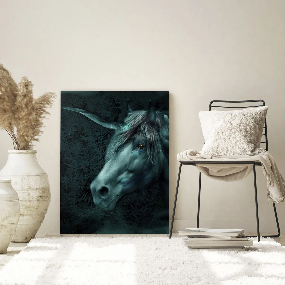 Tablou pe sticlă - Într-o pădure de basm - 70x100 cm