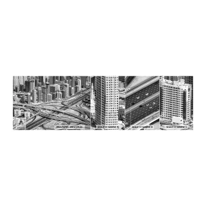 Mostră de Tapet Standard Eco - Dubai - orașul imposibil - Oraș, Arhitectură, Metropolă - 100x30 cm