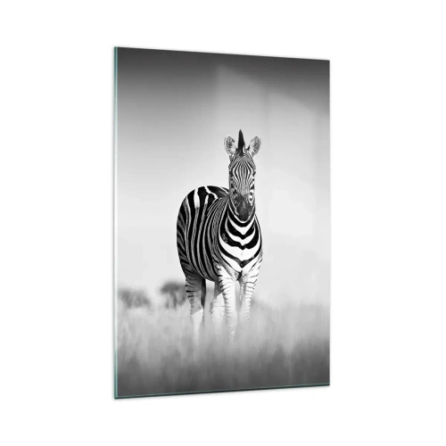 Tablou pe sticlă - Și totuși lumea e albă și neagră - 80x120 cm