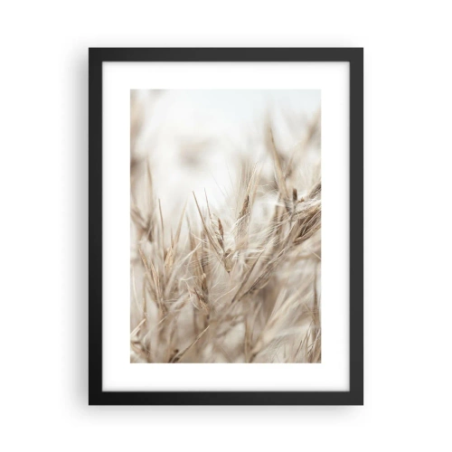 Poster în ramă neagră - Pajiște și vânt - 30x40 cm