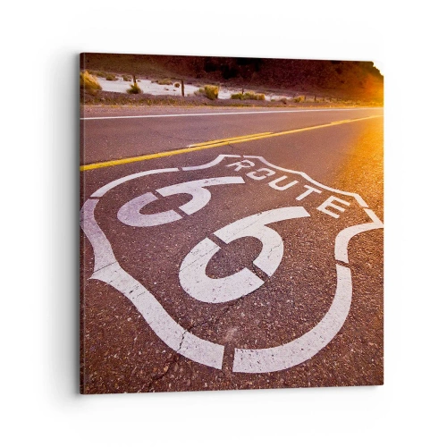Tablou pe pânză - Celebrul Route 66 - 70x70 cm