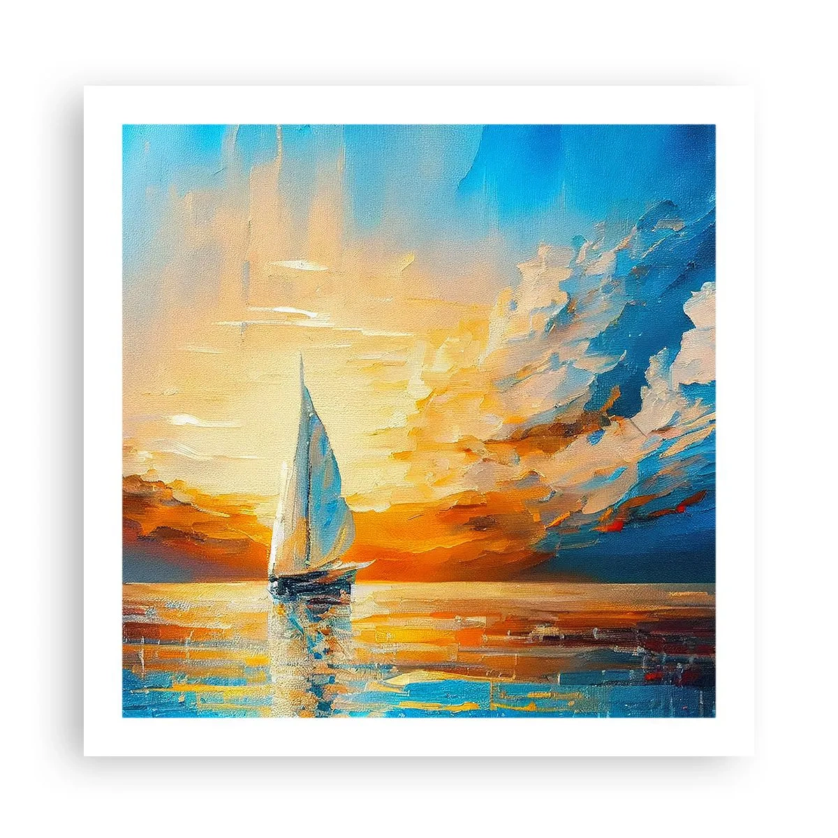 Poster - Navigare prin aur - 60x60 cm