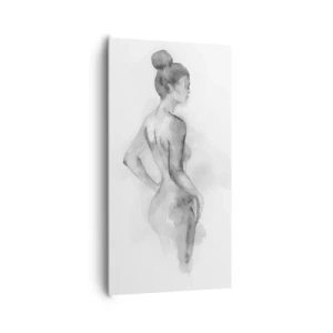 Tablou pe pânză - Frumoasă ca o pictură - 65x120 cm