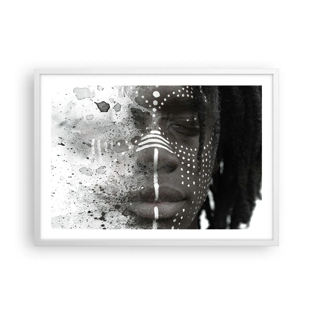 Poster în ramă albă - Descoperă spiritul original - 70x50 cm