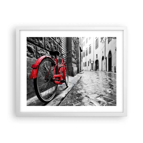 Poster în ramă albă - Adevărata frumusețe nu îmbătrânește - 50x40 cm