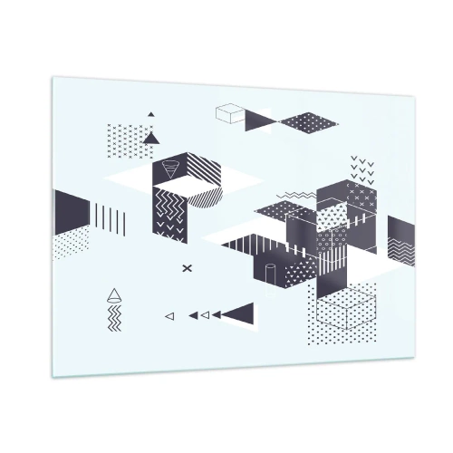 Tablou pe sticlă - În sufletul matematicii - 100x70 cm