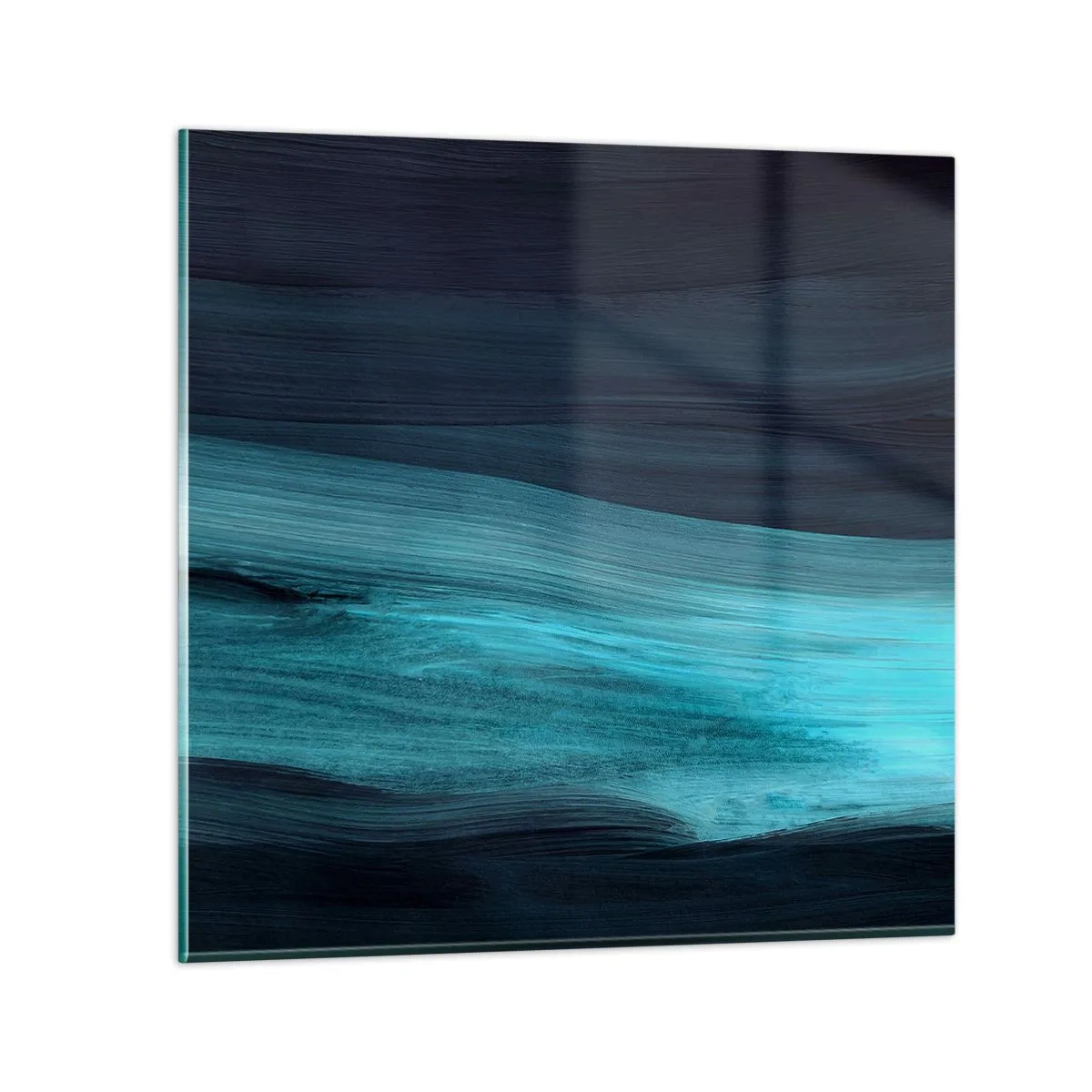 Tablou pe sticlă - Du-te cu fluxul - 30x30 cm