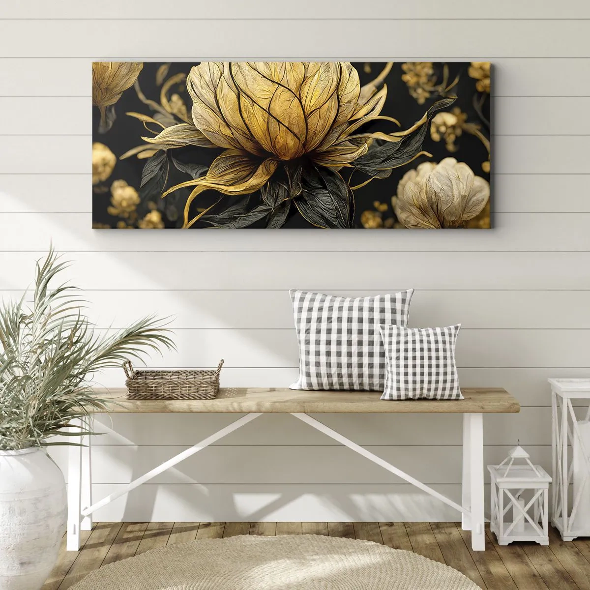 Tablou pe pânză - Fragilitate subtilă - 100x40 cm