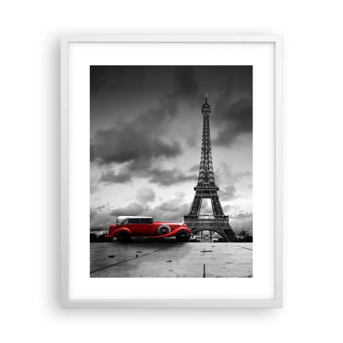 Poster în ramă albă - Nu cu mult timp în urmă, la Paris - 40x50 cm