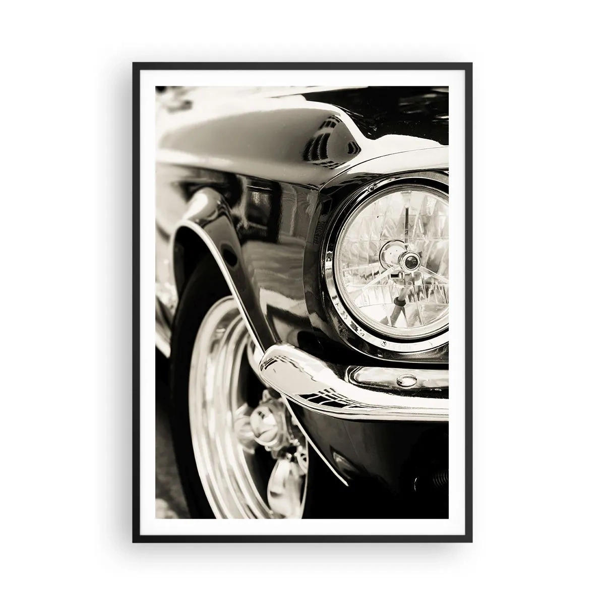 Poster în ramă neagră - Strălucire durabilă - 70x100 cm